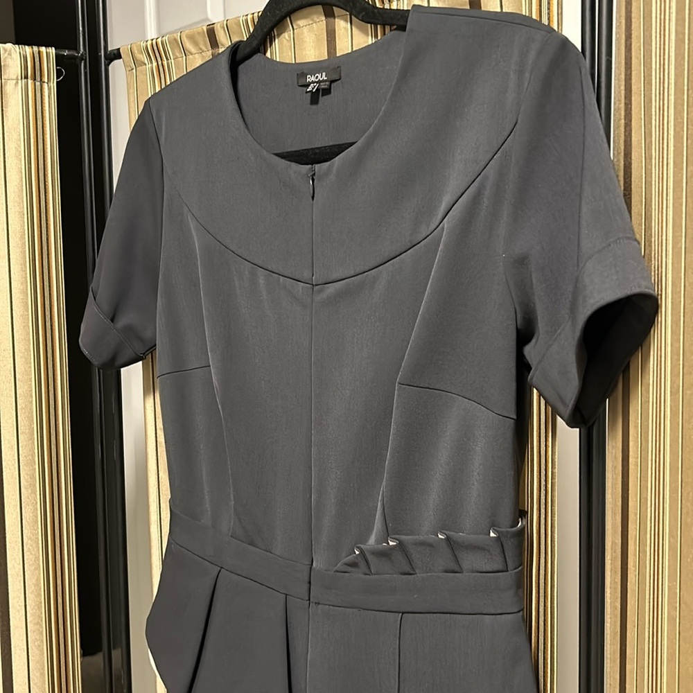 Raoul jumpsuit with ruffle